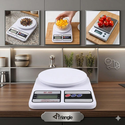 Balança Digital de Alta Precisão 10kg – Função Tara e Visor LCD (Ideal para Dietas e Cozinha)