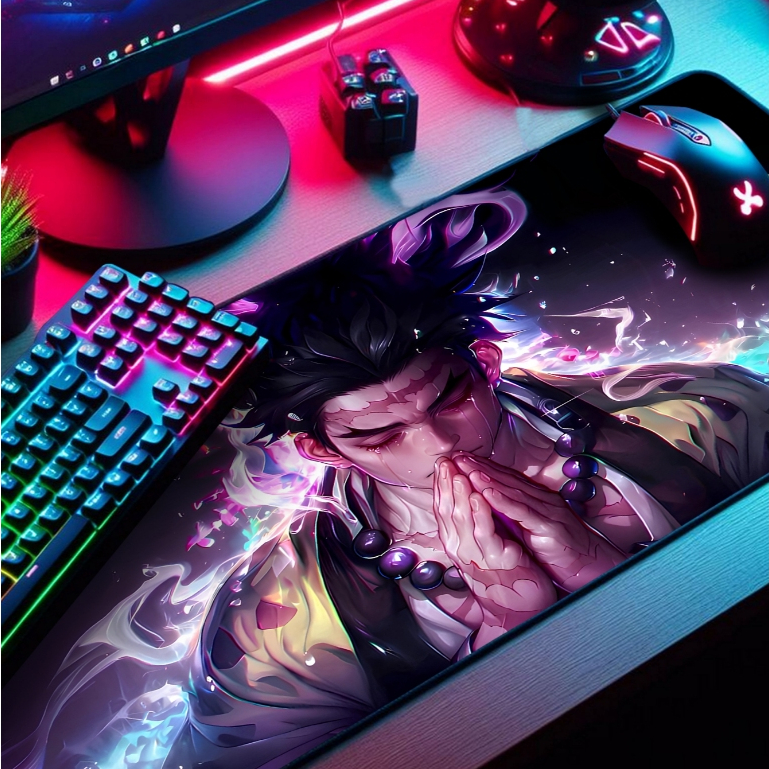 Mouse Pad P/ Desktop Gamer com Estampas Anime e Jogos IA 1