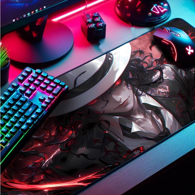 Mouse Pad P/ Desktop Gamer com Estampas Anime e Jogos IA 1