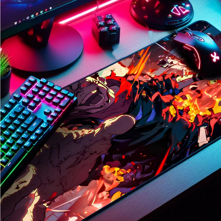 Mouse Pad P/ Desktop Gamer com Estampas Anime e Jogos IA 1