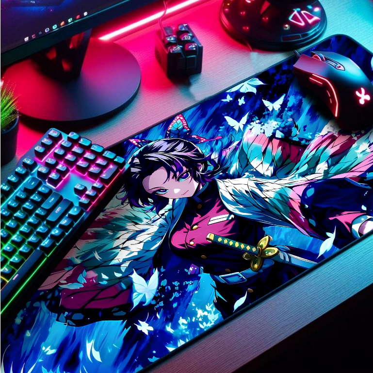 Mouse Pad P/ Desktop Gamer com Estampas Anime e Jogos IA 1