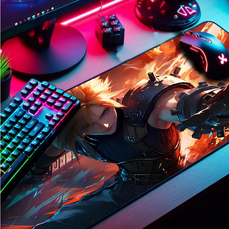 Mouse Pad P/ Desktop Gamer com Estampas Anime e Jogos IA 1