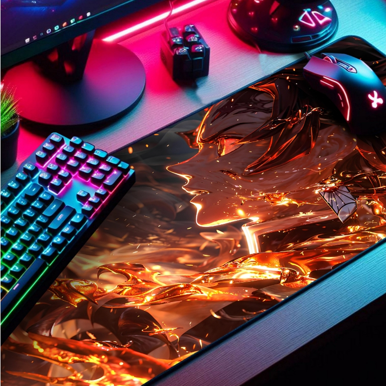 Mouse Pad P/ Desktop Gamer com Estampas Anime e Jogos IA 1