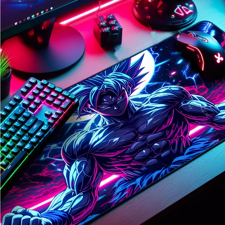 Mouse Pad P/ Desktop Gamer com Estampas Anime e Jogos IA 1