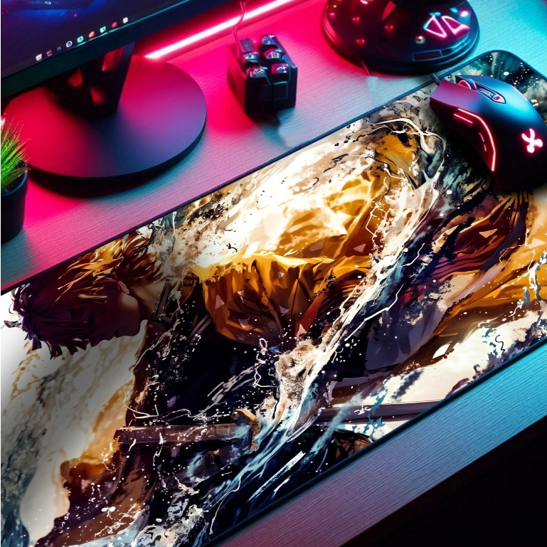 Mouse Pad P/ Desktop Gamer com Estampas Anime e Jogos IA 1