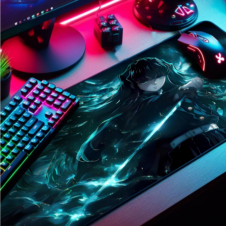 Mouse Pad P/ Desktop Gamer com Estampas Anime e Jogos IA 1