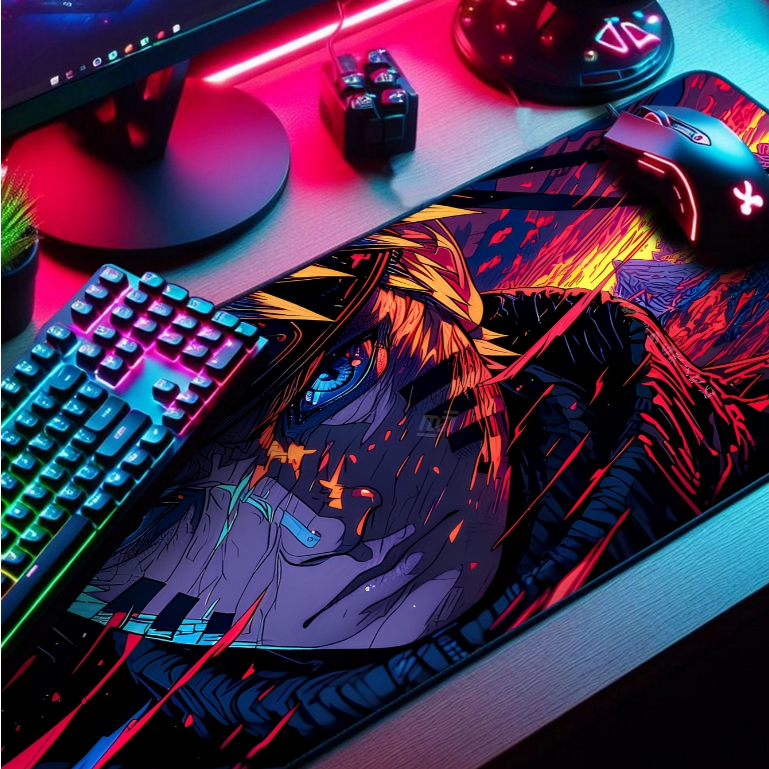 Mouse Pad P/ Desktop Gamer com Estampas Anime e Jogos IA 1