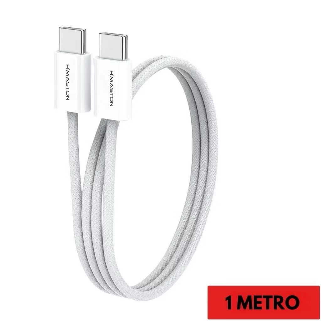 H'Maston CB23 iPhone 15 Iphone 16 Turbo Tipo-C 30W + Cabo Tipo-C para Tipo-C