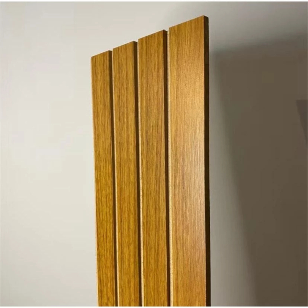 Envio Mesmo Dia Kit Até 100 Revestimento Painel De Parede Ripado Decorativo MDF 45x11