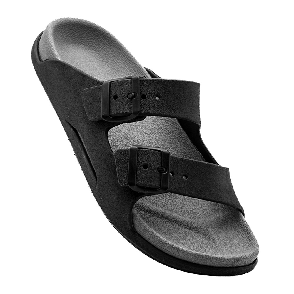 Sandália Papete Masculina Casual Slide Birken Macia Antiderrapante Duas Tiras Fivela