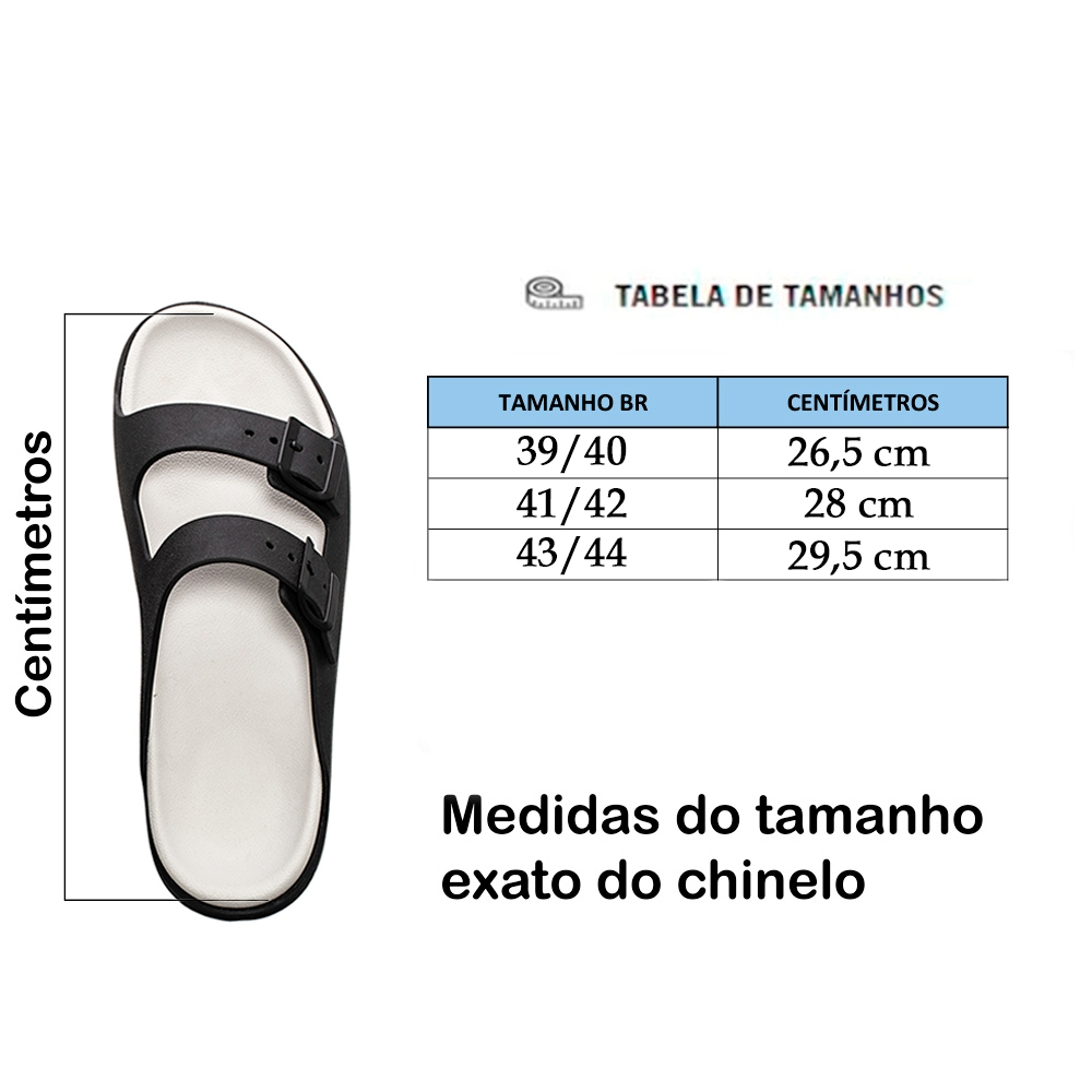 Sandália Papete Masculina Casual Slide Birken Macia Antiderrapante Duas Tiras Fivela
