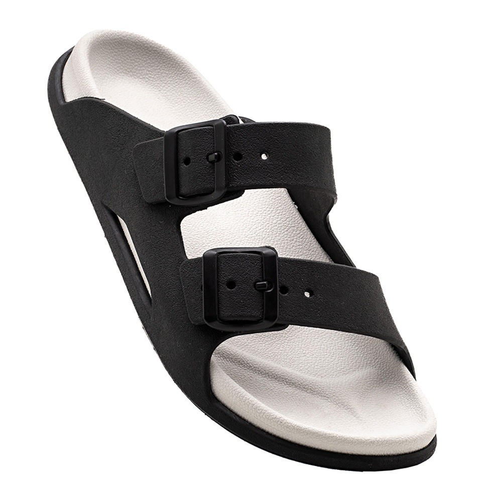 Sandália Papete Masculina Casual Slide Birken Macia Antiderrapante Duas Tiras Fivela