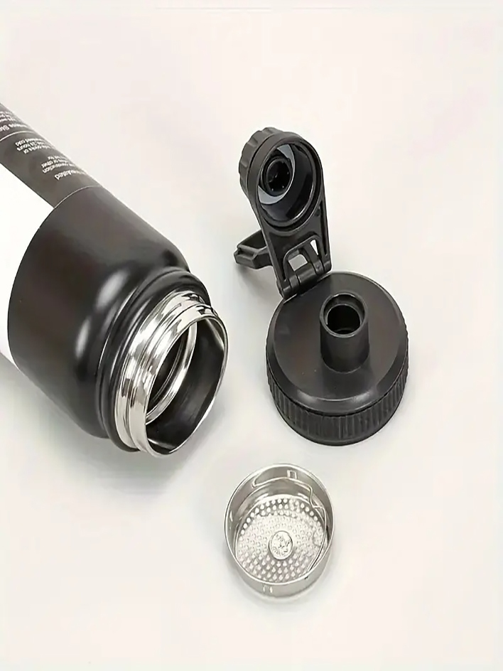 800ml Garrafa Térmica Aço Inoxidável Mantém Quente e Frio