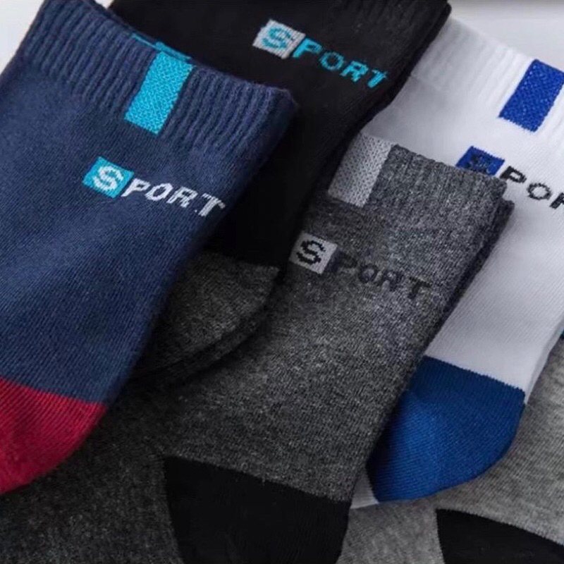Kit com até 24 Pares de Meia Sport Cano Médio – Conforto, Maciez e Alta Durabilidade