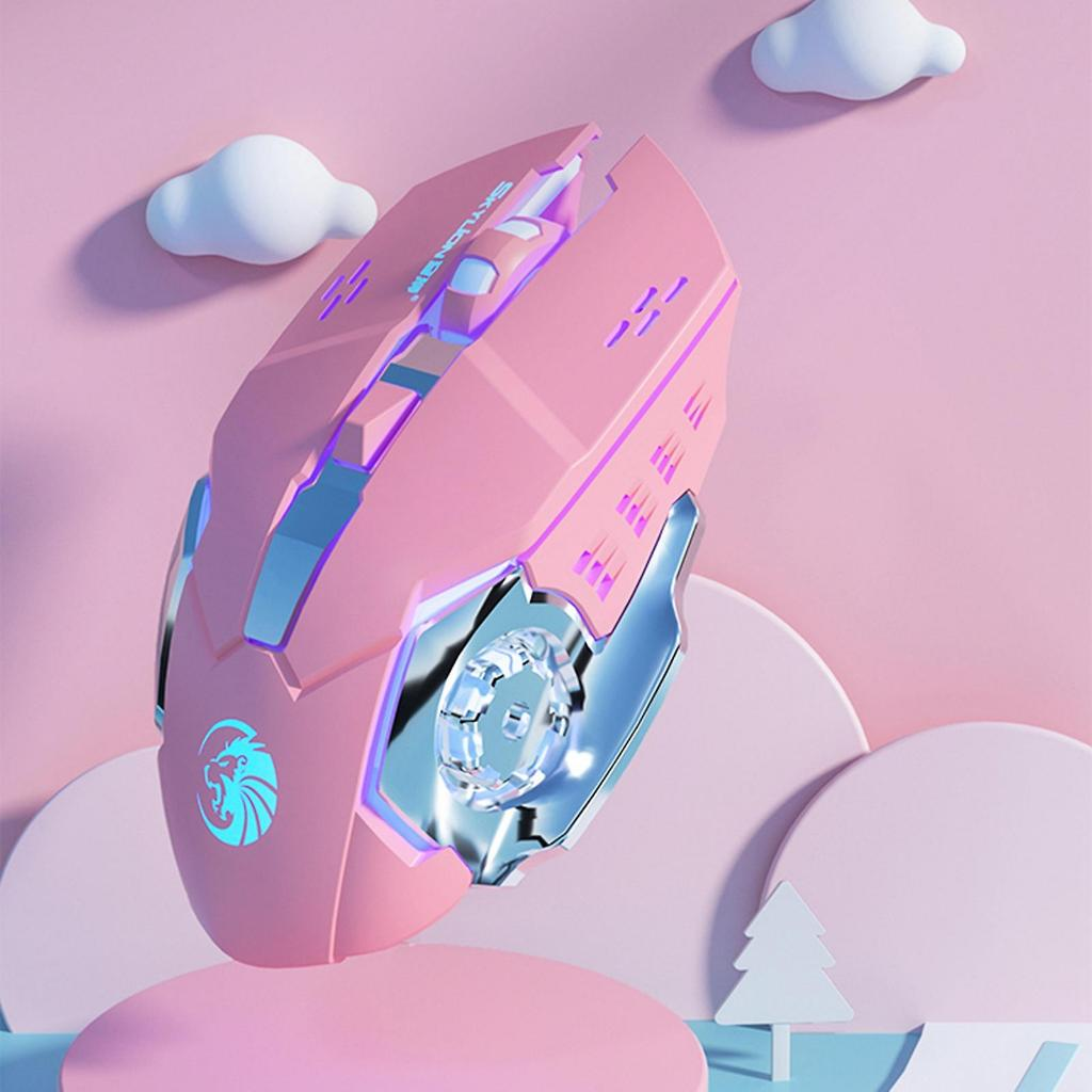 Mouse Gamer T-wolf Q13 Sem Fio Recarregável Preto - 6 Botões