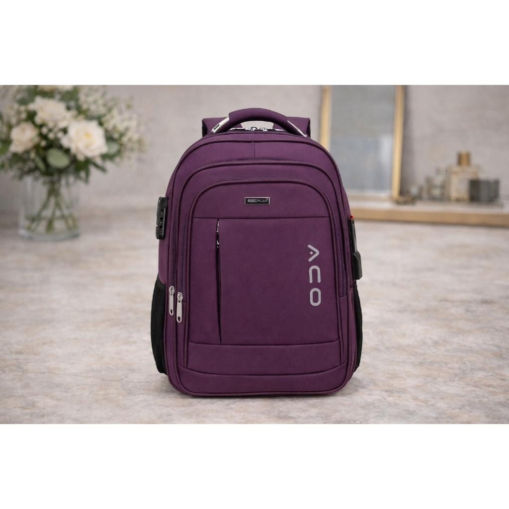 Mochila Masculina Feminina Escolar Faculdade Bolso Antifurto Nas Costas Resistente Cadeado Saída USB