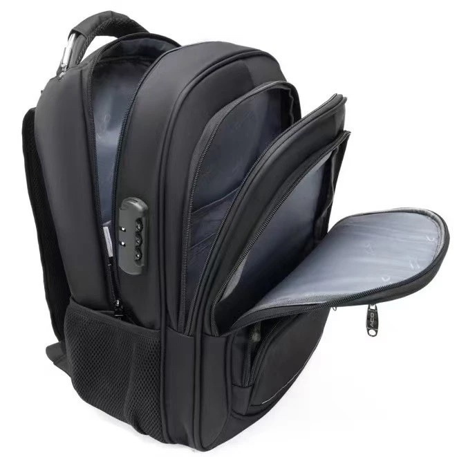 Mochila Masculina Feminina Escolar Faculdade Bolso Antifurto Nas Costas Resistente Cadeado Saída USB