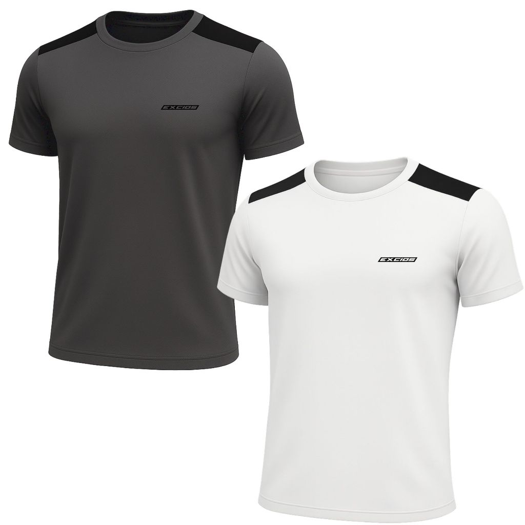 Kit 2 Camisas Dry Fit Masculino Academia Tecido Leve Treino e Musculação