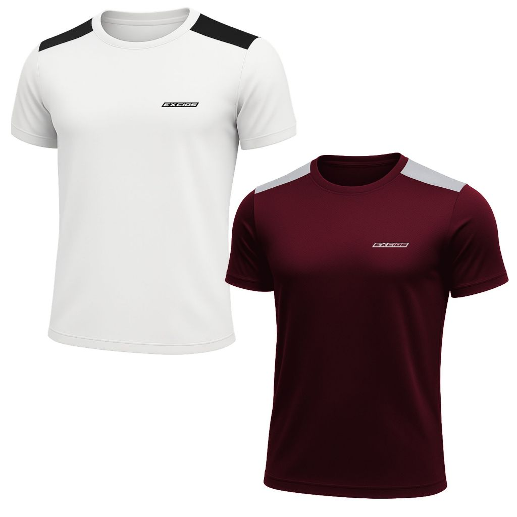 Kit 2 Camisas Dry Fit Masculino Academia Tecido Leve Treino e Musculação