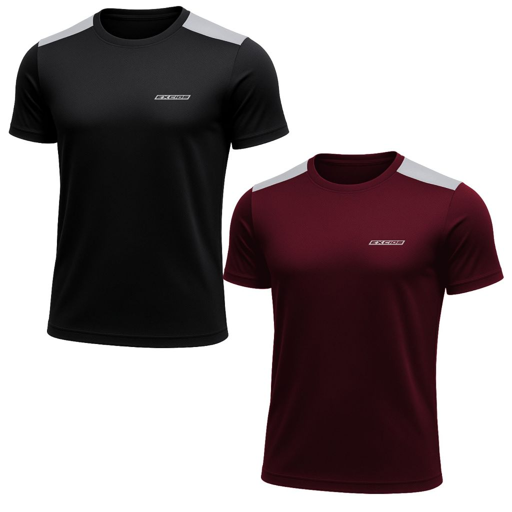 Kit 2 Camisas Dry Fit Masculino Academia Tecido Leve Treino e Musculação