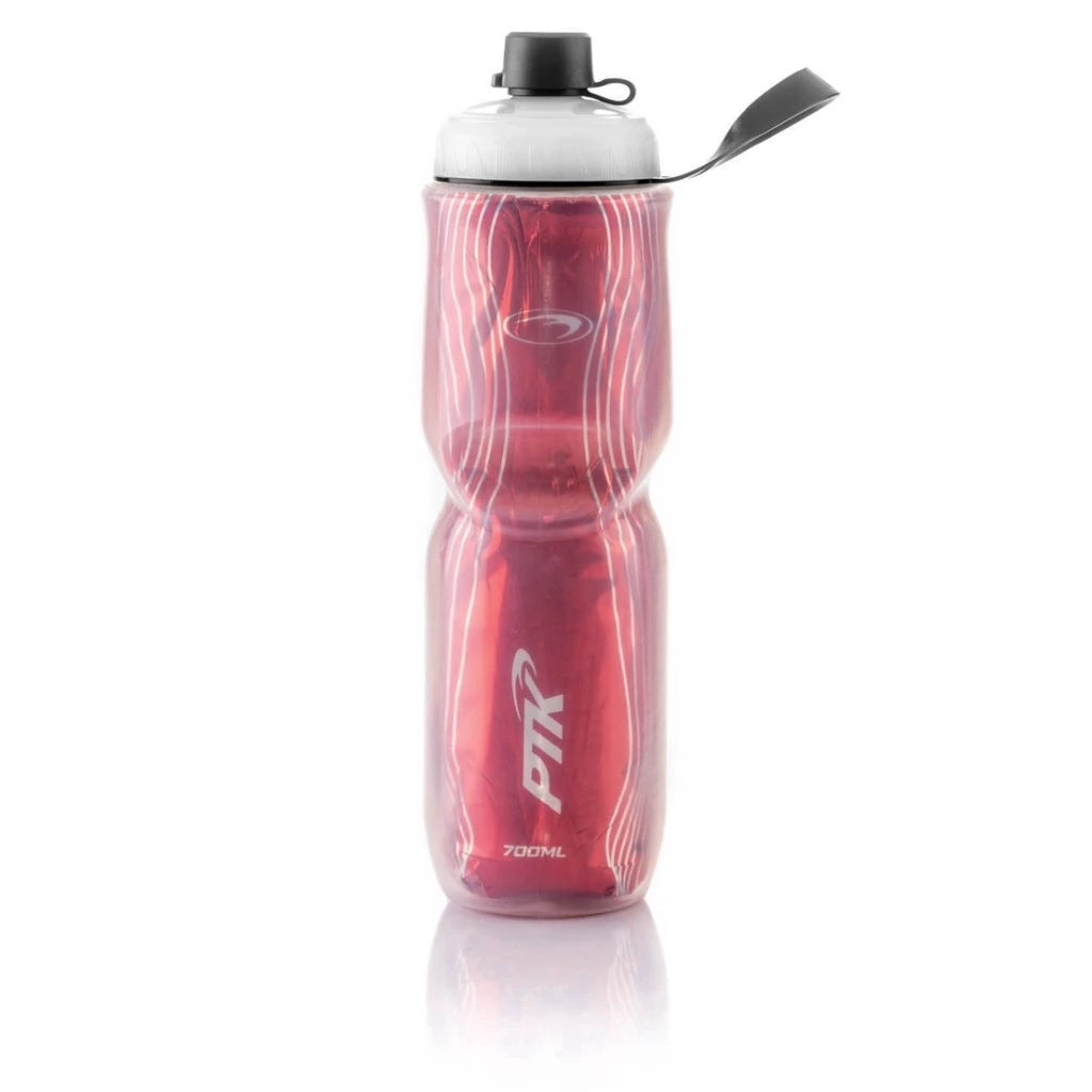 Garrafa Squeeze Térmica 700ml PTK – Isolamento até 3h, Alça de Segurança e Bico Protetor (Ideal para Ciclismo e Academia)