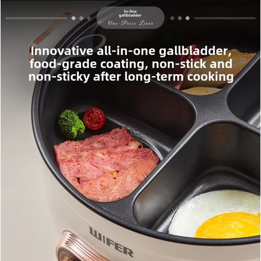 220V Multi Fogões 4 Compartimentos Panela Elétrica Doméstica Antiaderente Quente De Arroz Eletrodomésticos