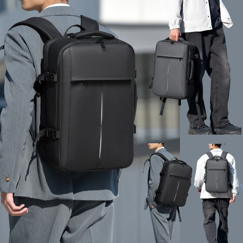 Mochila Para Laptop Reforçada Expansível À Prova D'água Homens E Mulheres