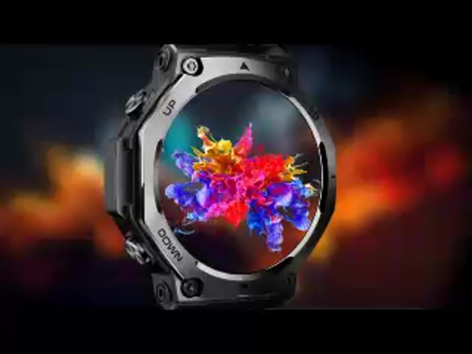 T-Rex 3 GPS Relógio Inteligente 5ATM IP69K À Prova Dip69 Água Rastreador Altímetro Chamada Militar Esporte Smartwatch Ma