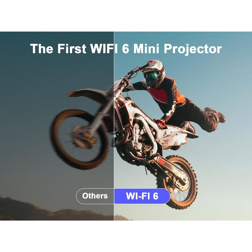 Projetor HY300 Original Portátil Smart Android 11 4K Ultra HD HDMI Wifi Bluetooth Alto Falante Embutido