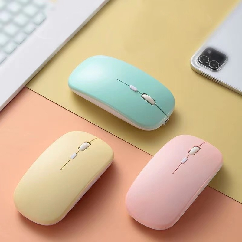 Teclado Sem Fio por Bluetooth com Mouse a pilha e cabo USB - 10 Polegadas