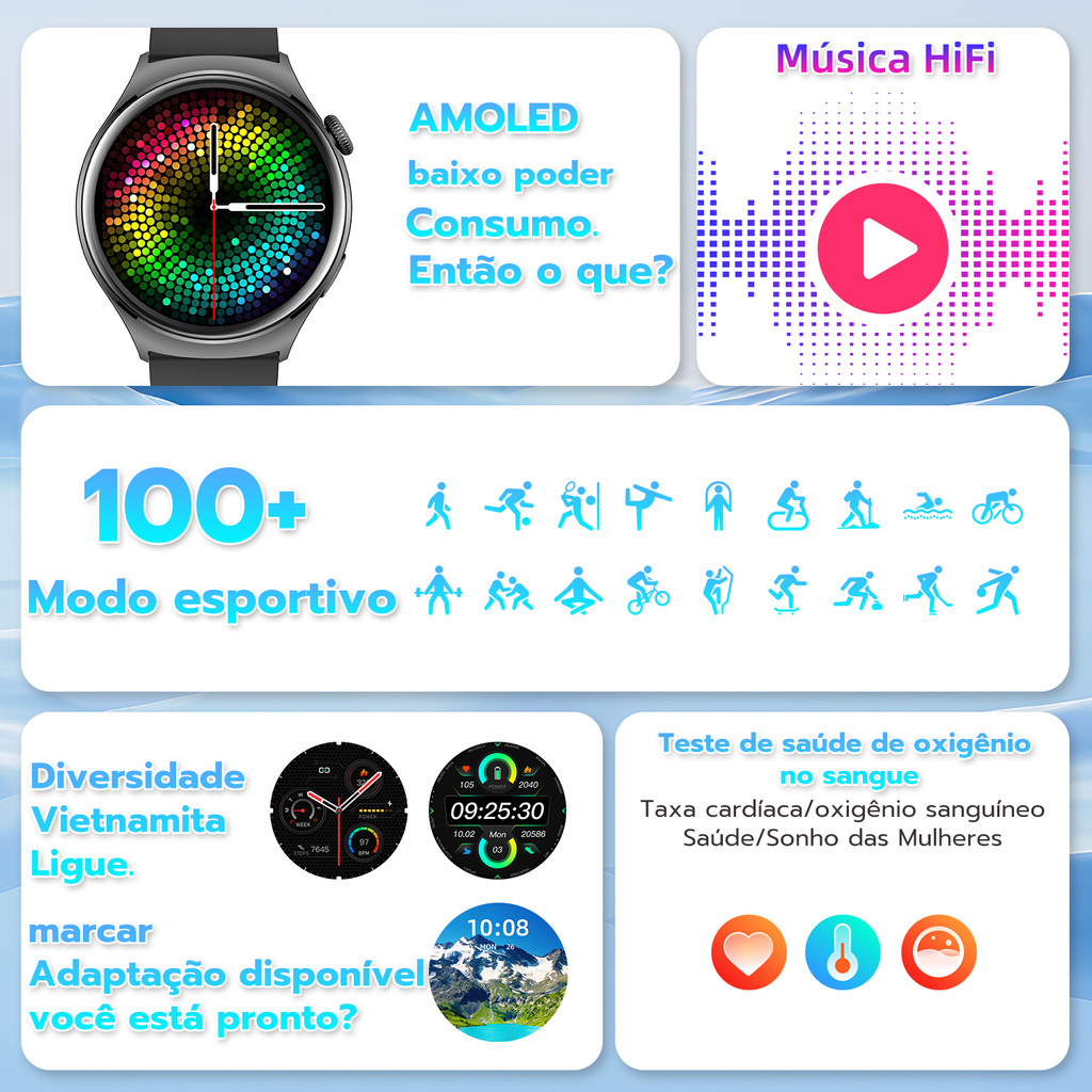BETTDOW Smart Watch Mulheres Homens Bluetooth GPS Resposta Chamada Modo Esportivo IP67 À Prova D 'Água