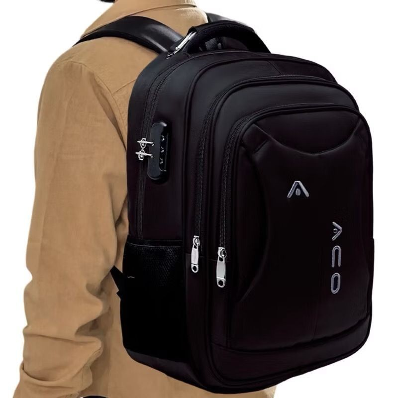 Mochila Masculina Feminina Escolar Faculdade Bolso Antifurto Nas Costas Resistente Cadeado Saída USB